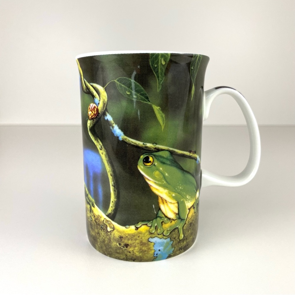 Natalie Jane Parker for Ashdene Fine Bone China Tree Frog Coffee Tea Mug Cup